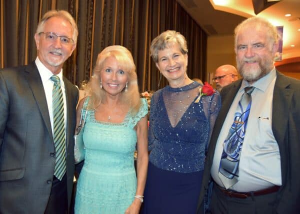 A group of smartly dressed people at the annual United Services fundraising gala